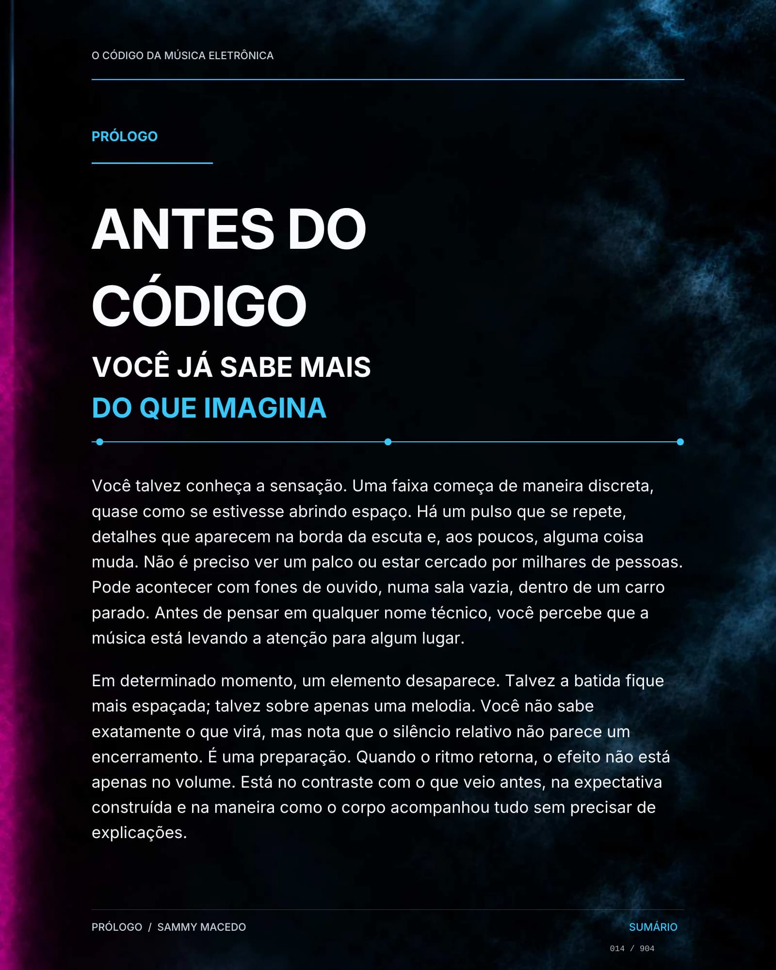 Página 2 da amostra de O Código da Música Eletrônica